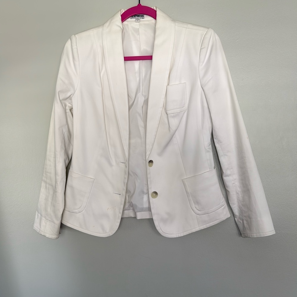 White Blazer Jacket